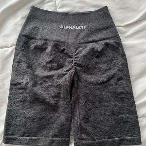 🚫SOLD🚫 Alphalete biker shorts powder grey